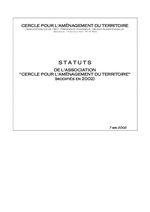 thumbnail of Statuts du Cercle