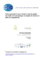 thumbnail of Etude Emploi 2018 France clusters