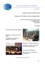 thumbnail of Acte du colloque Entreprises et territoires (VF)