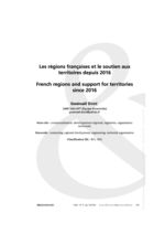 thumbnail of Gwénaël Doré Contractualisation régions territoires