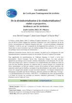 thumbnail of Présentation de la conférence du 6 octobre