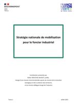 thumbnail of rapport Stratégie nationale de mobilisation pour le foncier industriel